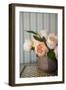 Peonies on Tile-Karyn Millet-Framed Premium Photographic Print