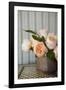 Peonies on Tile-Karyn Millet-Framed Photographic Print