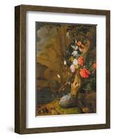 Peonies, Roses, Lilies, Poppies and Other Flowers-Rachel Ruysch-Framed Giclee Print