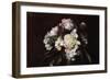 Peonies, White Carnations and Roses, 1874-Henri Fantin-Latour-Framed Giclee Print