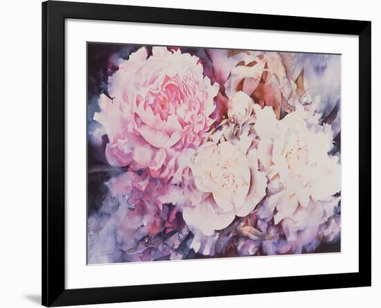 Peonies-David Maddern-Framed Art Print