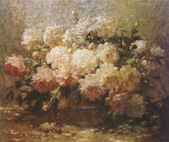 Peonies-Abbott Fuller Graves-Framed Textured Art