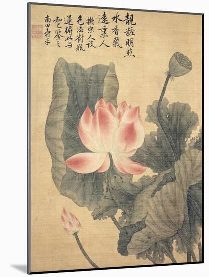 Peonies-Yun Shouping-Mounted Giclee Print