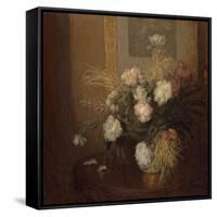 Peonies-Julian Alden Weir-Framed Stretched Canvas