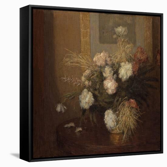 Peonies-Julian Alden Weir-Framed Stretched Canvas