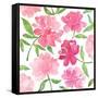 Peonies-Elizabeth Rider-Framed Stretched Canvas