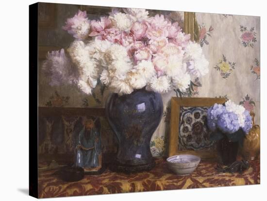 Peonies-Mary E. Wheeler-Stretched Canvas