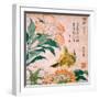 Peony and Canary by Katsushika Hokusai-Fine Art-Framed Photographic Print