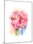 Peony Bouquet, 2016-John Keeling-Mounted Giclee Print