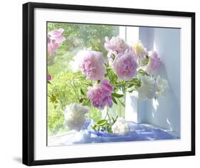 Peony Bouquet-Judy Stalus-Framed Premium Giclee Print