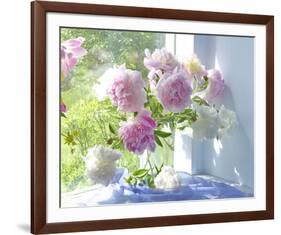 Peony Bouquet-Judy Stalus-Framed Art Print