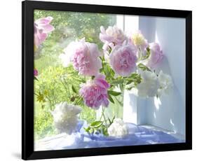 Peony Bouquet-Judy Stalus-Framed Art Print