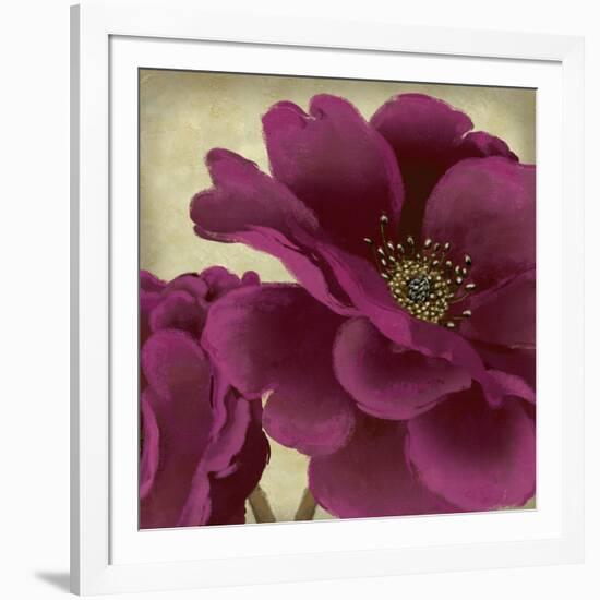 Peony Dusk II-Linda Wood-Framed Art Print