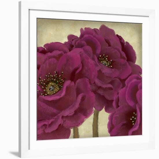 Peony Dusk II-Linda Wood-Framed Art Print