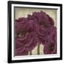 Peony Dusk II-Linda Wood-Framed Giclee Print