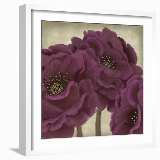 Peony Dusk II-Linda Wood-Framed Giclee Print