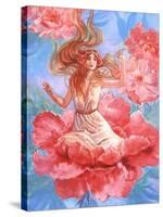 Peony Fairy-Judy Mastrangelo-Stretched Canvas