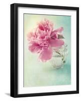 Peony Flower in a Vase-egal-Framed Photographic Print