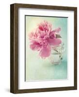 Peony Flower in a Vase-egal-Framed Photographic Print