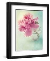 Peony Flower in a Vase-egal-Framed Photographic Print