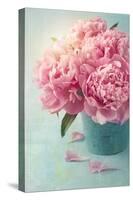 Peony Flowers in a Vase-egal-Stretched Canvas