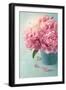 Peony Flowers in a Vase-egal-Framed Premium Photographic Print