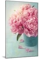 Peony Flowers in a Vase-egal-Mounted Photographic Print