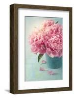 Peony Flowers in a Vase-egal-Framed Photographic Print