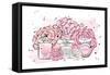 Peony Fragrance-Martina Pavlova-Framed Stretched Canvas