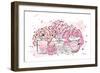 Peony Fragrance-Martina Pavlova-Framed Art Print