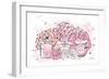 Peony Fragrance-Martina Pavlova-Framed Art Print