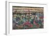 Peony Garden, 1887-Claude Monet-Framed Premium Giclee Print