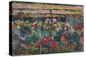 Peony Garden. 1887-Claude Monet-Stretched Canvas