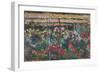 Peony Garden, 1887-Claude Monet-Framed Giclee Print