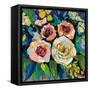 Peony Garden-Jeanette Vertentes-Framed Stretched Canvas