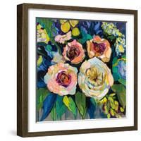 Peony Garden-Jeanette Vertentes-Framed Art Print