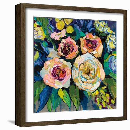 Peony Garden-Jeanette Vertentes-Framed Art Print