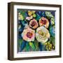 Peony Garden-Jeanette Vertentes-Framed Art Print