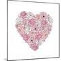 Peony Heart-Martina Pavlova-Mounted Art Print