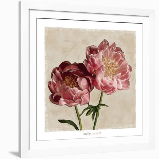 Peony II-Janel Pahl-Framed Art Print