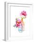 Peony in Vases, 2016-John Keeling-Framed Giclee Print