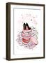 Peony Macarons-Martina Pavlova-Framed Art Print