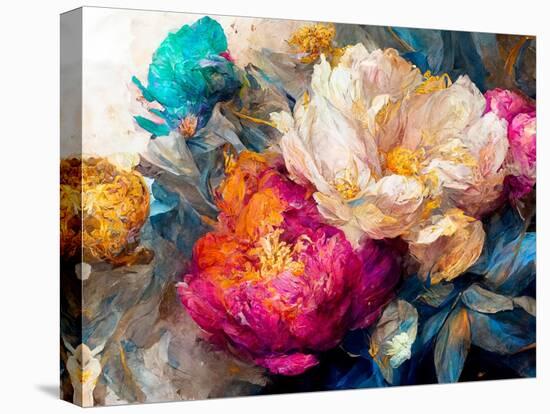 Peony Opera II-null-Stretched Canvas