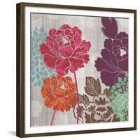 Peony Patterns I-Tandi Venter-Framed Giclee Print