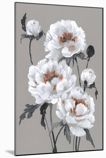 Peony Profusion I-Jennifer Goldberger-Mounted Art Print