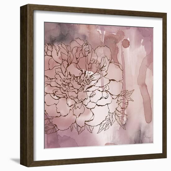 Peony Reverie 1-Tina Epps-Framed Art Print