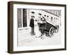 People and Dogcart, Antwerp, 1898-James Batkin-Framed Premium Photographic Print