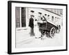 People and Dogcart, Antwerp, 1898-James Batkin-Framed Photographic Print