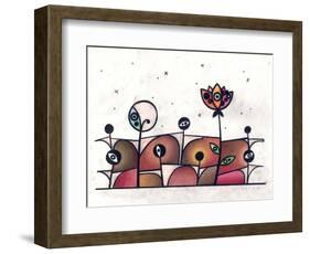 People and Flower-Enrico Varrasso-Framed Art Print