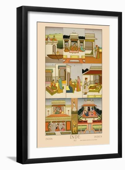 People and Places of India-Racinet-Framed Art Print